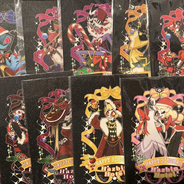 ハッピーシンスマスポストカードセット ハズビンホテルファンアート