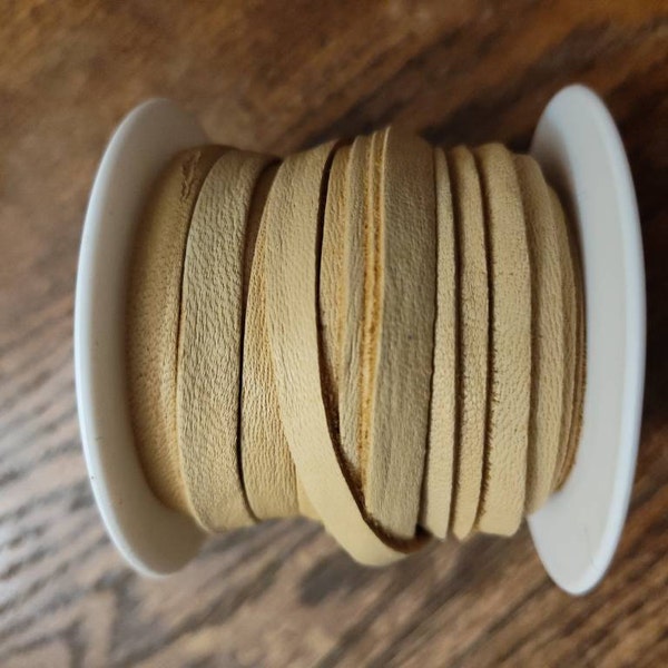 Deerskin Lace Leather 3mm - 1/8 Inch Chocolate Brown - 50 Ft Spool