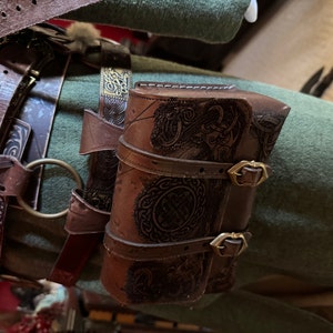 Pochette ceinture médiévale viking en similicuir - Sac à cordon pour GN, cosplay, Ren Faire - Canada