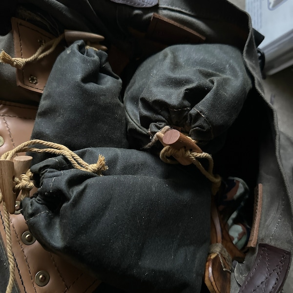 【Kit】The Costermonger Bag -Dry Organic Cotton Oilskin-