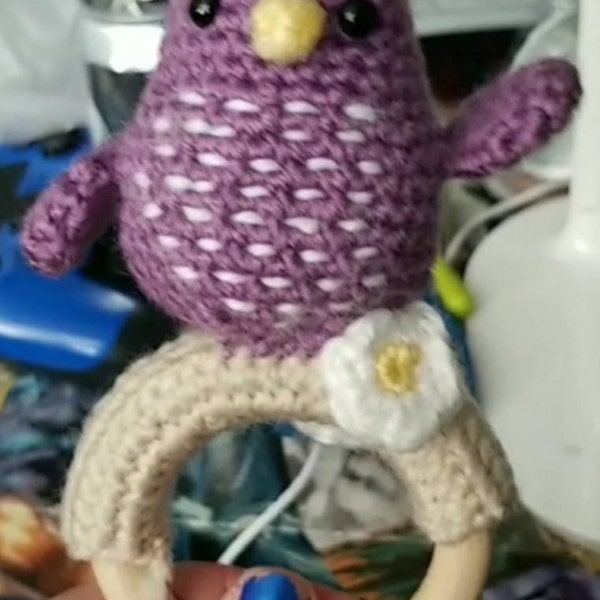 PATTERN Amigurumi Bird Rattle Amigurumi Pattern, Crochet Pattern, Baby ...