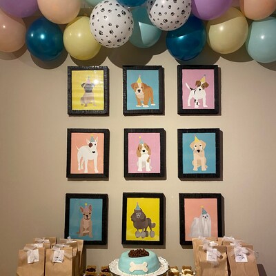 Puppy Party Decor 8x10 Dog Printables Instant Download Bull - Etsy