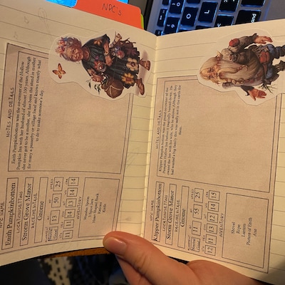 Printable Dungeons and Dragons Class Bookmarks Digital Download D&amp;D 5E ...