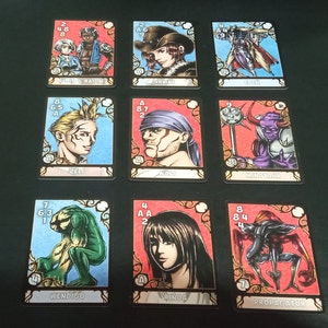 FFVIII Triple Triad Full Card Set - Etsy