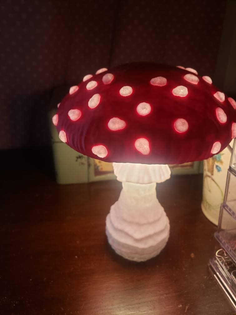 Cottagecore Mushroom Lamp