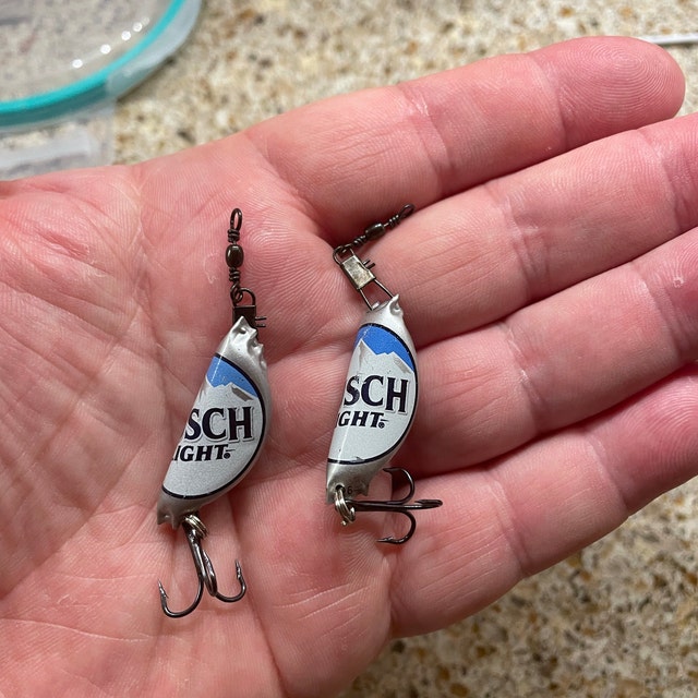beer tab fishing lures Beer Cap Fishing Lures