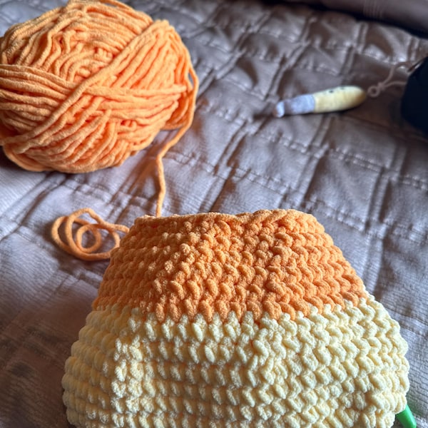 Candy Corn Pillow Crochet Pattern, Halloween Crochet Pattern ...