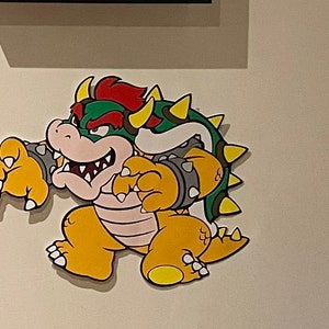 2 Feet Bowser Standee Mario Bros Characters Mario and Bowser 