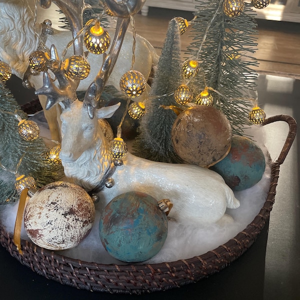 Textured Ornaments For Apartment Decor Reference: Rustic Textured Copper Highlights Vintage Style Earth Neutral Tone