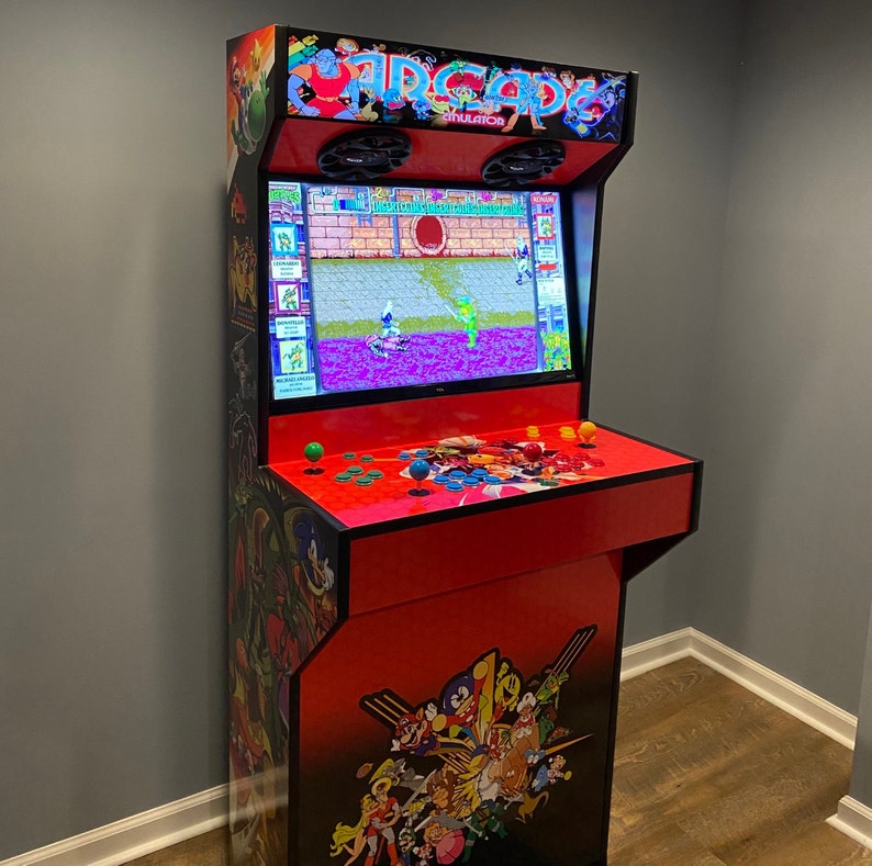 Arcade setup shared by Bill Canfield