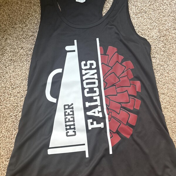 Personalized Performance Racer Back Text Tank, Custom Tank Top ...