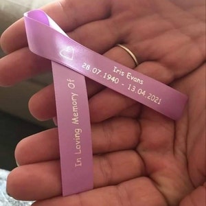Personalised Funeral Ribbons. Menorah Memorial Ribbons. Satin - Etsy UK