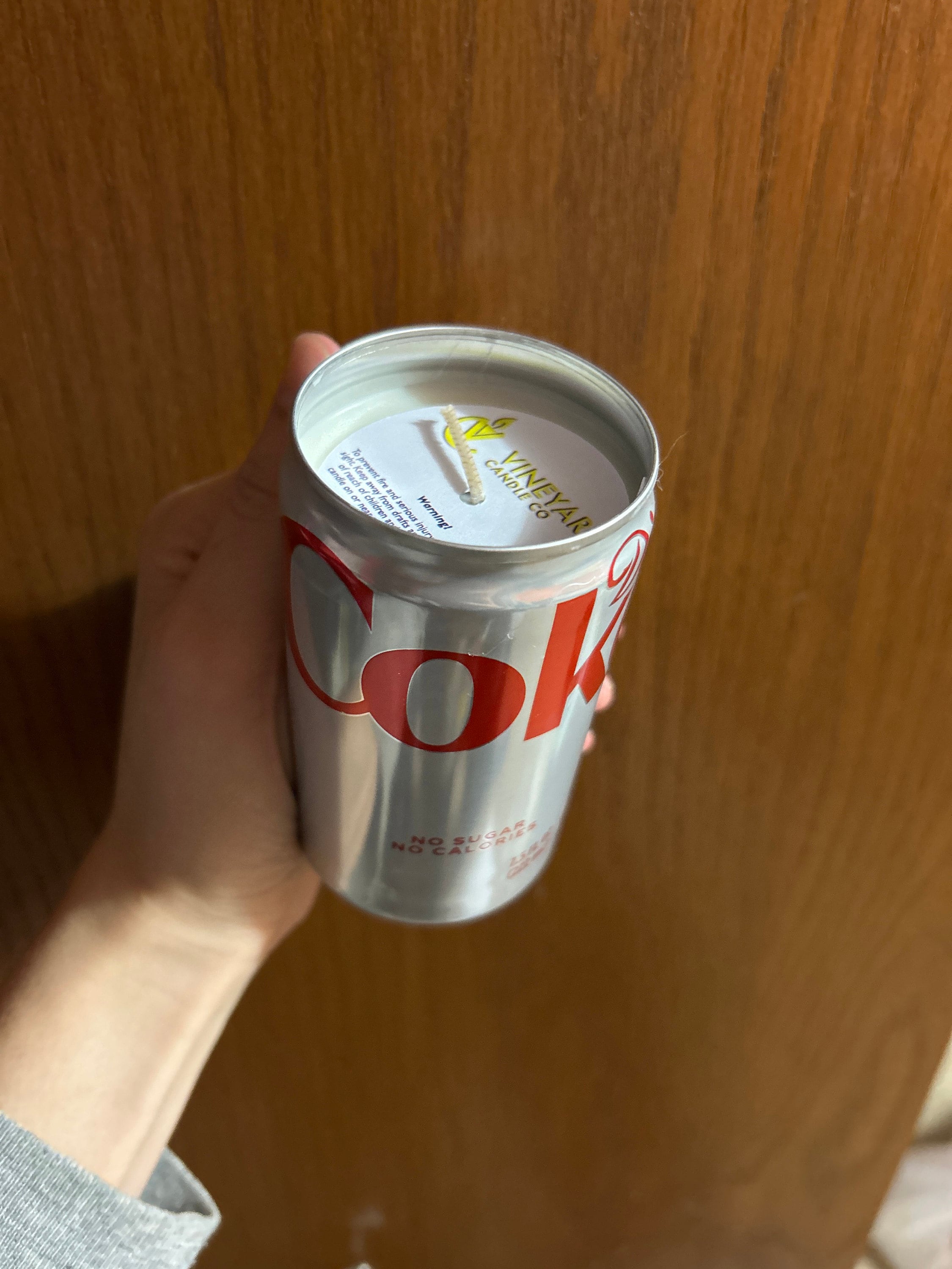 Diet Coke Soy Candle - Hand Poured Diet Coca Cola Soda Can Candle - Custom Scented Soda Pop Candle