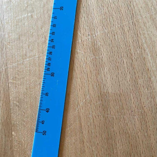 Printable Knitting Machine Yellow Ruler/ Gauge Scale/ Yellow Scale for ...