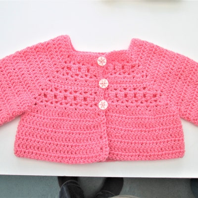 Crochet Audrey Cardigan Written Pattern Baby / - Etsy