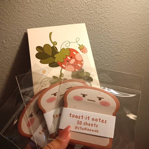 Toast-it Sticky Notes || Stationery, Kawaii Stationery, Memo Pad, Note ...