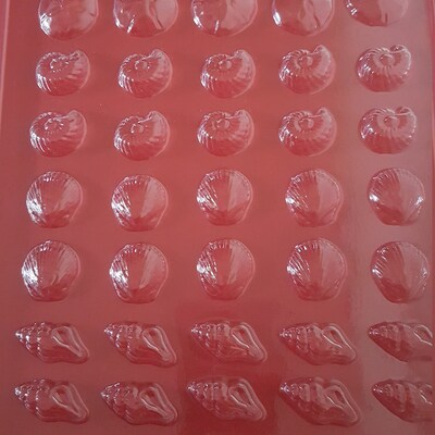 TINY SHELL ASSORTMENT Chocolate Candy Mold Craft Supply - Etsy