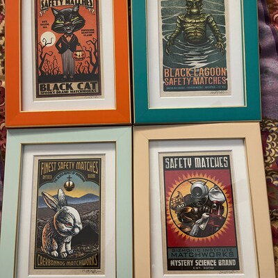 MST3K Matchbox Art 5 X 7 Matted Signed Print - Etsy