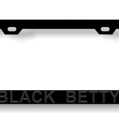 Customized Heavy Duty License Plate Frame Laser Engraved