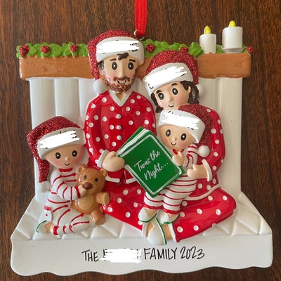 thumbnail image 2 of Family Couple Best Friend - Personalized Custom Shaped Wooden Ornament 2 of 5