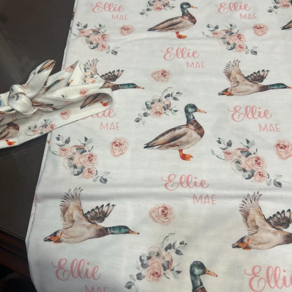 Bib - White with Duck Icon