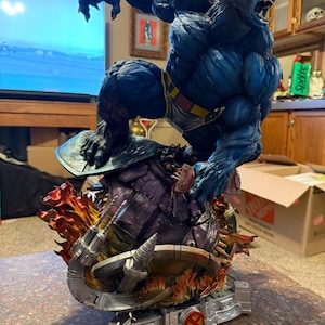 X-MEN ビースト スタチュー | 手描き 3D プリント 樹脂フィギュア