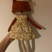 Fox Sewing Pattern PDF Make a Fox or Wolf Woodland Animal Cloth Doll ...