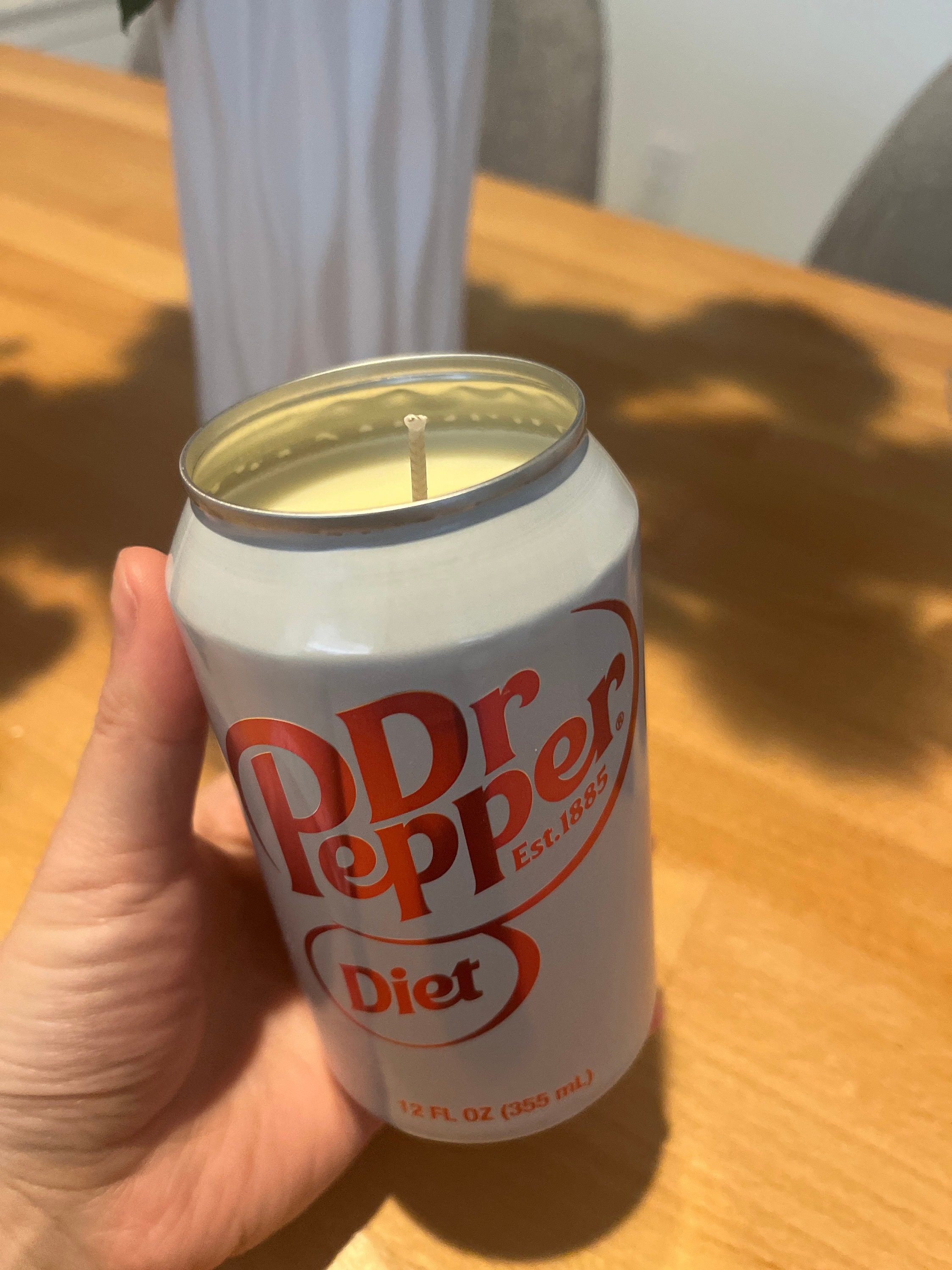Diet Coke Soy Candle - Hand Poured Diet Coca Cola Soda Can Candle - Custom Scented Soda Pop Candle