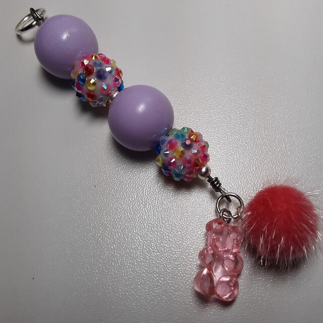 4, 20 or 50 BULK Gummy Bear Resin Charms, Multi-color