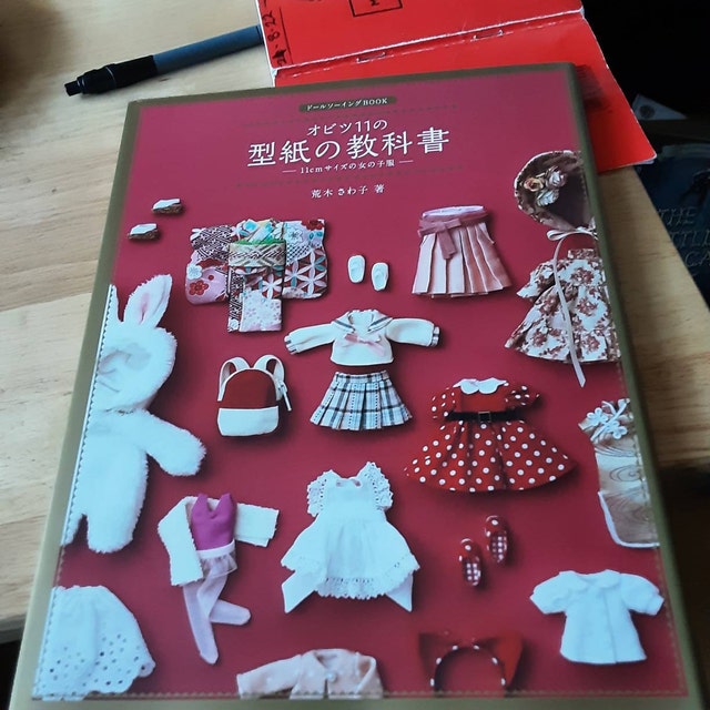 Doll Sewing Book 11cm Girl Doll Obitsu Body Outfit Japanese - Etsy