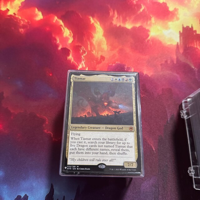 Tiamat Dragon Tribal Magic Mtg Custom Commander Deck Builder Tiamat Dragon  Tribal Custom Commander Deck For Magic: The Gathering (MTG) - 100 Card Used  Deck