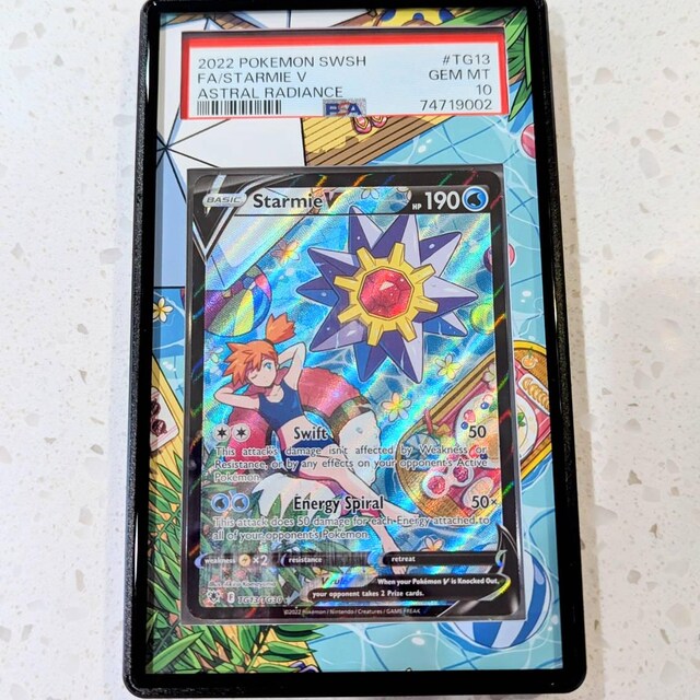 Starmie V Alternate Art Custom Pokemon Graded Display Case - Etsy