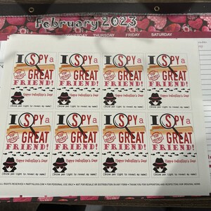 Valentine's Day Printable Tag Dew You Want to Be My - Etsy