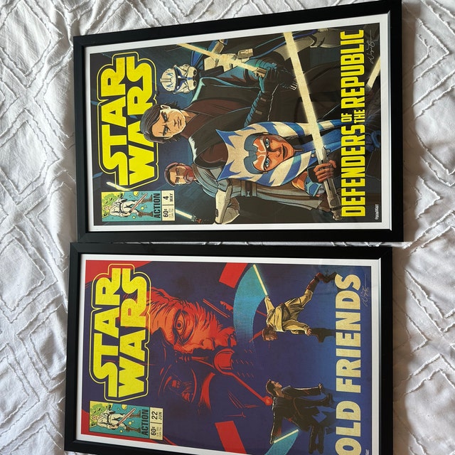 11x17 Star Wars Clone Wars Defenders of Republic Anakin Skywalker