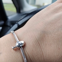 Charm S925 Silver & Rose Gold 'Love You To The Moon & Back' - NANNA Di AVILIA Designs