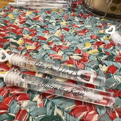 Wedding Bubbles Labels Custom Stickers, Party Favor Label Sticker ...