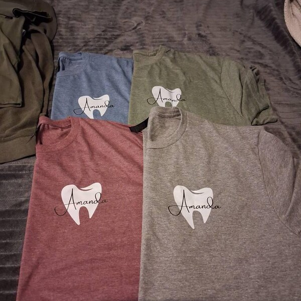 Custom Dental Office T-shirt - Dental Assistant Shirt - Custom Dental ...