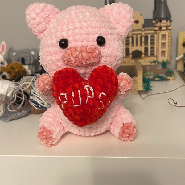 Crochet Pattern - Susu the Valentine Pig - Etsy