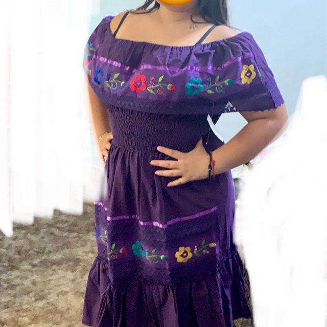 Campesino Women Dress Mexican Summer Dress Authentic Mexican Dress Etsy