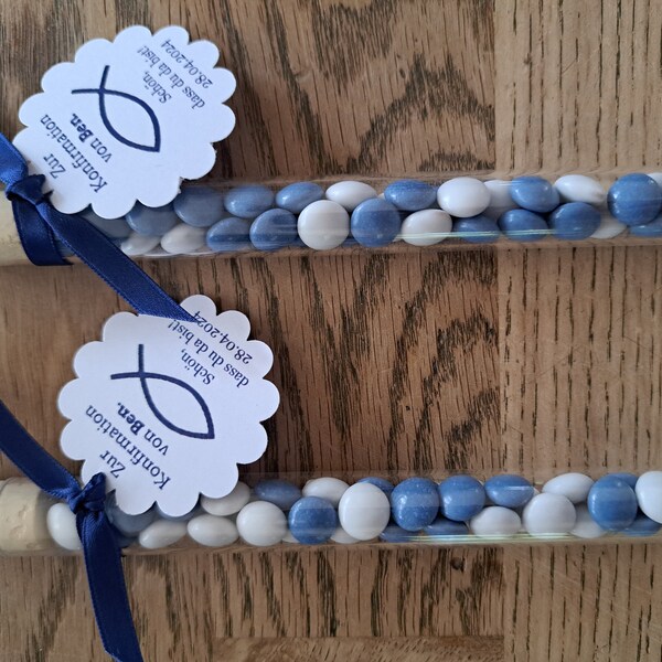 10 x Gastgeschenke Give aways im Reagenzglas Hochzeit, verschiedene