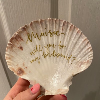 Handwritten Scallop Shell Place Names - Etsy