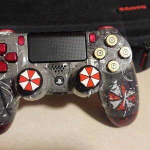 PS4 Controller Cover Thumb Grip Biohazard Design Resident Evil