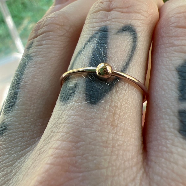 Anxiety Ring 14k Gold Filled Spinner Ring - Etsy