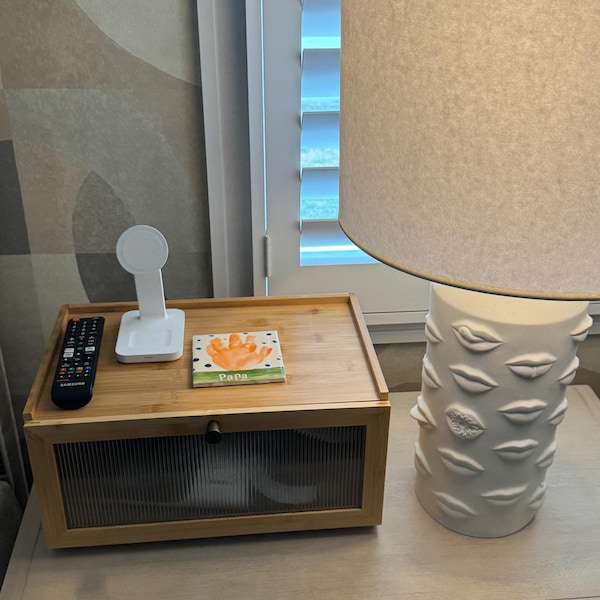 Bamboo CPAP Machine Box – Nightstand Storage, Discreet Design - Etsy