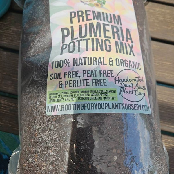 PLUMERIA Premium Soil Less Potting Mix Oregon Licensed Nursery - - Etsy