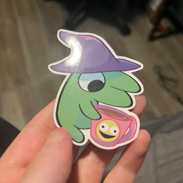 Smiling Friends Glep Sticker - Die Cut Vinyl Sticker 2.5