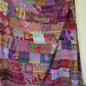 Wholesale Lot Vintage Kantha Quilt Sari Coverlet Sundance | Etsy