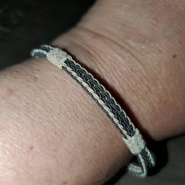 Handmade Celtic 999 Solid Silver Braided Bracelet – Viking Woven Cuff, Oxidized Finish, 8 Inch Unisex