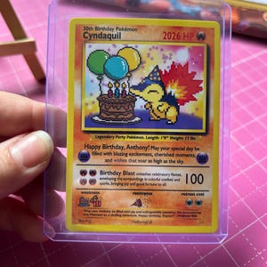 cyndaquil pokemon card Cyndaquil Pokemon Card Credit Card Credit Card Skin – Anime Town Creations
