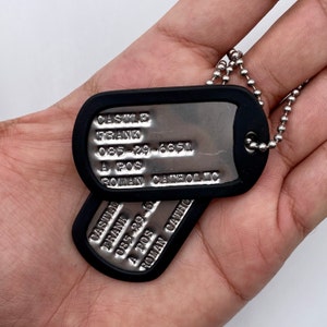 WW2 Notched Dog Tags Authentic Stainless - Etsy